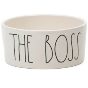 Pet Food and Water Dish The Boss Dog Bowl